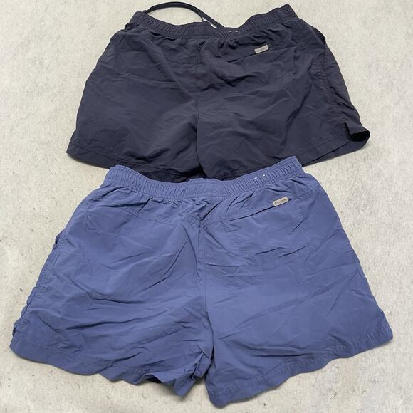 Lot 2 Columbia Shorts Women's Size M /5L Blue 100% Nylon - Picture 2 of 6